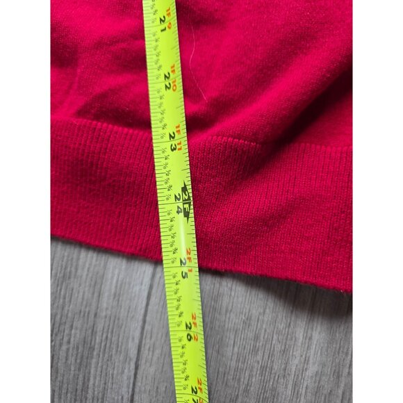 Talbots Womens Petites Red Pima Cotton Button-Front Cardigan Sweater 2XP - Picture 6 of 6